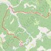 Tour du Pays de Dieulefit - Teyssières à Vesc (Col de Blanc) GPS track, route, trail
