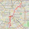 Rando de la journée à Paris sur le GRP2 GPS track, route, trail