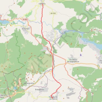 SE20-CadalsoDLV-Cebreros GPS track, route, trail