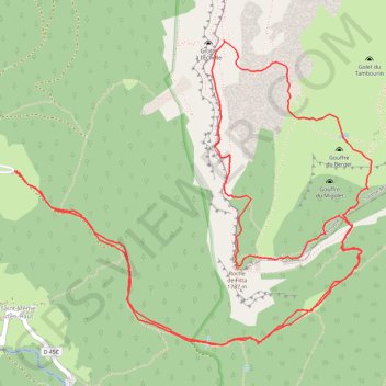 Crête du Fouda Blanc GPS track, route, trail