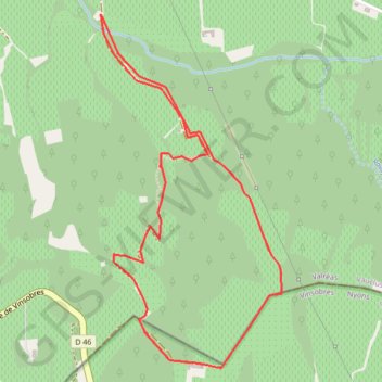 Les Bornes Papales autour de Valréas GPS track, route, trail