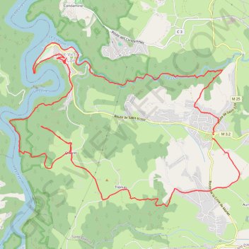 Saint-victor GPS track, route, trail