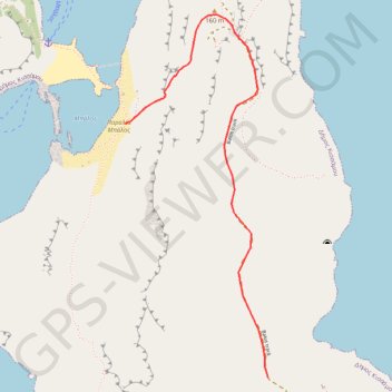Lagon de Balos GPS track, route, trail