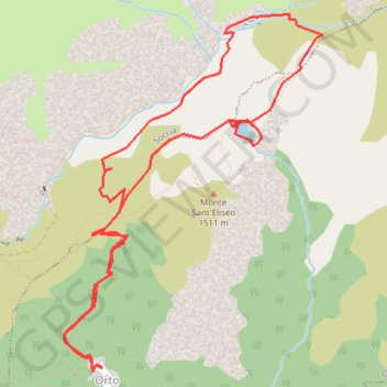 Lac de Créno GPS track, route, trail