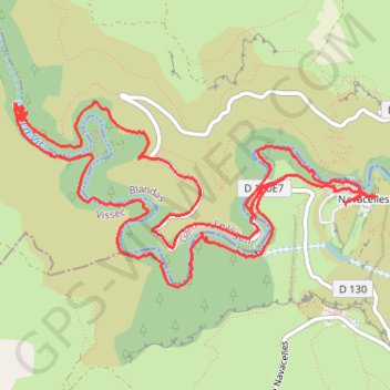 Gorges de la Vis - Cirque de Navacelle GPS track, route, trail