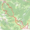 Trail des Crêtes du Mont Fourcat au Saint-Barthélemy GPS track, route, trail