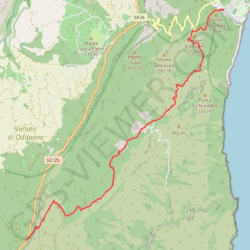 Cala Gonone GPS track, route, trail