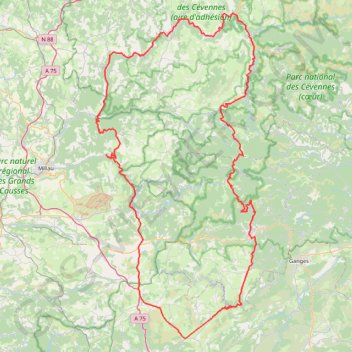 Les-gorges-du-tarn GPS track, route, trail
