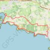 Crozon, Les Abers, petit parcours GPS track, route, trail