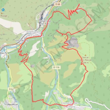 A lesambullas GPS track, route, trail