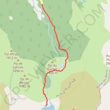 Étang du Garbet GPS track, route, trail