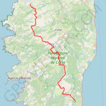 Gr20-4204154 GPS track, route, trail