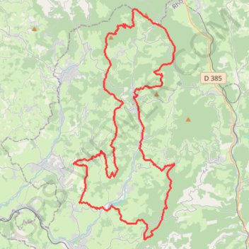 Thizy / Lac des Sapins - Marnand GPS track, route, trail