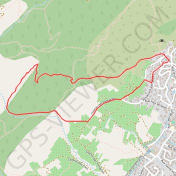 Au-dessus de Volx GPS track, route, trail
