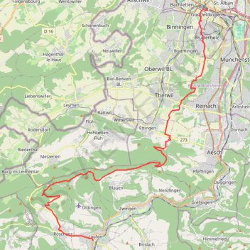 001-bale-laufon.gpx GPS track, route, trail