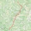 GR91 Randonnée de Miscon (Drôme) à Brantes (Vaucluse) GPS track, route, trail