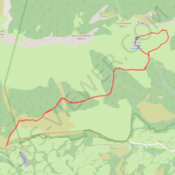 Col d'Andorre GPS track, route, trail