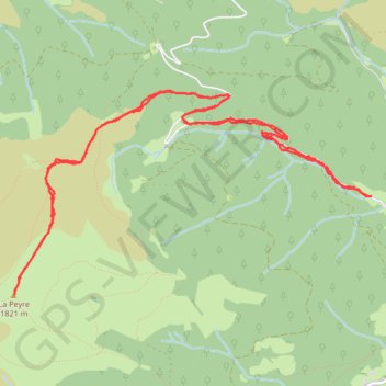 Pic de la Peyre GPS track, route, trail