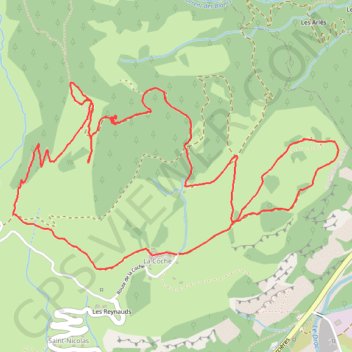 RSPG Raquette la Croix de Sullite GPS track, route, trail
