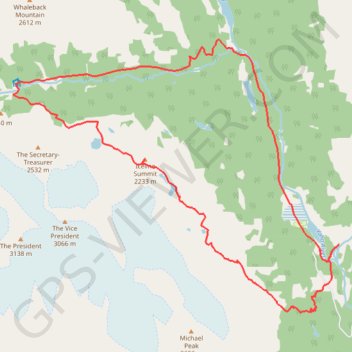 Iceline Trail - Takakkaw Falls GPS track, route, trail