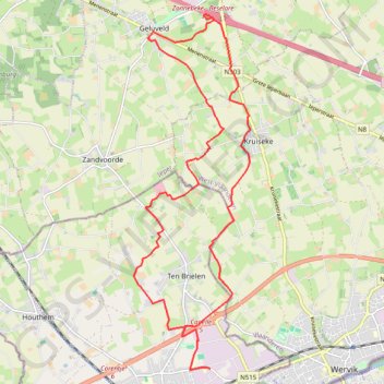 VTT B - Belgique GPS track, route, trail