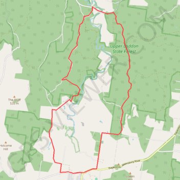 Upper Loddon Circuit GPS track, route, trail
