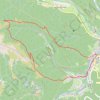 Saint-Gervais - Compeyre par la Serre de More GPS track, route, trail