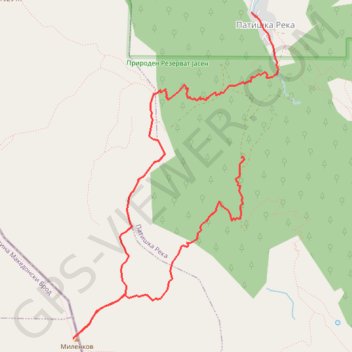 Milenkov Kamen (Karadzica) GPS track, route, trail