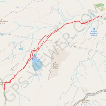 Bec Costazza GPS track, route, trail