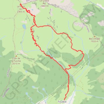 Le Petit Arc (Lauzière-Grand Arc) GPS track, route, trail
