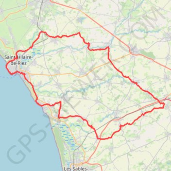 108 kms vélo GPS track, route, trail