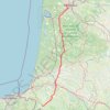 Itinéraire de Mérignac à Saint-Jean-Pied-de-Port GPS track, route, trail