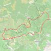 🚴 Trace du vignoble du Minervois et du St-Chinian GPS track, route, trail