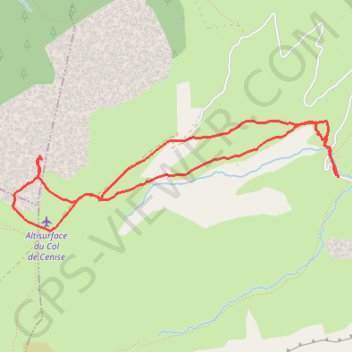 Col cenise GPS track, route, trail